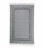 Blue Cotton Persian 3x2 Hand Woven Dhurrie