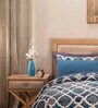 Blue Cotton 100 Room Temperature Double Bed Quilt
