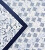 Blue Cotton Geometric 144 TC Single Dohar