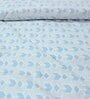 Blue Cotton Blend Geometric 150 GSM Double Comforter