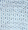 Blue Cotton Blend Geometric 150 GSM Single Comforter