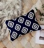 Blue Cotton Geometric 18x12 inches Cushion Covers (Pack of 2)