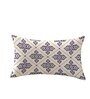 Blue Cotton Geometric 18x12 inches Cushion Covers (Pack of 2)