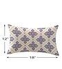 Blue Cotton Geometric 18x12 inches Cushion Covers (Pack of 2)