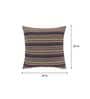 Multicolor Woven Cotton 20 x 20 Inches Cushion Cover
