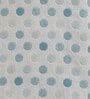 Blue Cotton Geometric 84x60 Inches Sofa Throw