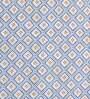 Blue Cotton Geometrical 144 TC  Double Bed Dohar
