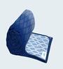 Blue Cotton Geometrical 80 GSM Double Bed Dohar