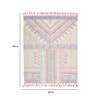 Blue Cotton Hand Woven 5 X 7 Feet Dhurrie
