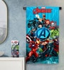 Blue Cotton Marvel Avengers 400 GSM Bath Towel (1Pc)