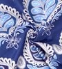 Blue Cotton Patterned 120 GSM Single Bed Dohar