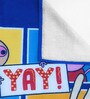 Blue Cotton Peppa Pig 400 GSM Bath Towel (1Pc)