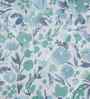 Blue Cotton Polyester Fruit Print 115 GSM Double Bed Quilt