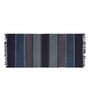 Blue Cotton Reversible Hand Woven 5 x 2 Feet Dhurrie