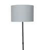 Blue Cotton Shade Club Floor Lamp Iron Base