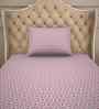 Cotton 144TC Reversible Single Bedsheet with 1 Pillow Cover