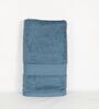 Blue Cotton Solid  500 GSM Bath Towel (1Pc)