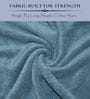 Blue Cotton Solid  500 GSM Bath Towels Pack of 2