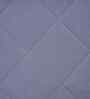 Blue Cotton Solid 110 GSM Double Bed Quilt