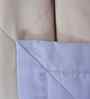Blue Cotton Solid 120 GSM Double Bed Quilt