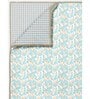 Blue Cotton Abstract 120 GSM Reversible Double Bed Dohar