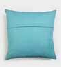 Blue Solid Cotton 16 x 16 Inches Cushion Covers (Set of 5)