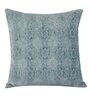 Blue Traditional Ethnic Cotton 16 x 16 Inch Cushion Cover