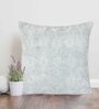 Blue Traditional Ethnic Cotton 18 x 18 Inch Cushion Cover