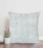 Blue Traditional Cotton 20 x 20 Inches Cushion Cover