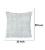 Blue Traditional Cotton 20 x 20 Inches Cushion Cover