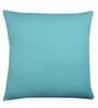 Blue Cotton Solid 20x20 inches Cushion Covers (Set of 5)