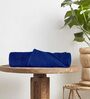 Blue Cotton Solid 550 GSM Bath Towel