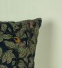 Blue Cotton Floral 20x20 Inches Cushion Cover