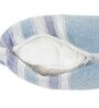 Blue Cotton Striped 14 x 14 inch Set of 5 Cushion Covers