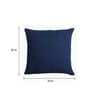 Blue Textured Cotton 20 x 20 Inches Cushion Covers (Set of 5)