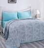 Blue Cotton 120 Room Temperature Double Bed Quilt