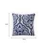 Blue Cotton Traditional 18x18 inches Cushion Cover (Set Of 5)