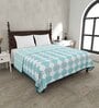 Blue Cotton Traditional 200 GSM King Bed Dohar