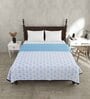 Blue Cotton Traditional 200 GSM King Bed Dohar