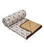 Brown Cotton Traditional 220 GSM Double Bed Dohar