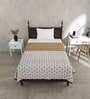 Brown Cotton Traditional 220 GSM Double Bed Dohar