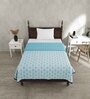 Teal Cotton Traditional 220 GSM Double Bed Dohar