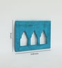 Blue Distress Color Handpainted Engineered Wood Carving Jharokha Frame