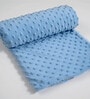 Blue Dotted Bean Blanket Luxuriously Soft and Cozy Baby Blanket
