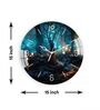 Blue Dreamy Night Acrylic Wall Clock