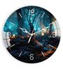 Blue Dreamy Night Acrylic Wall Clock