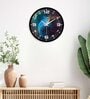 Earth Blue Plastic Wall Clock