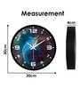 Earth Blue Plastic Wall Clock