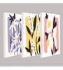 Multicolour Engineered Wood (Set of 3) Art Panels