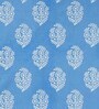 Nanala (108x60) Blue & White Cotton (Set of 10) Table Linen Set